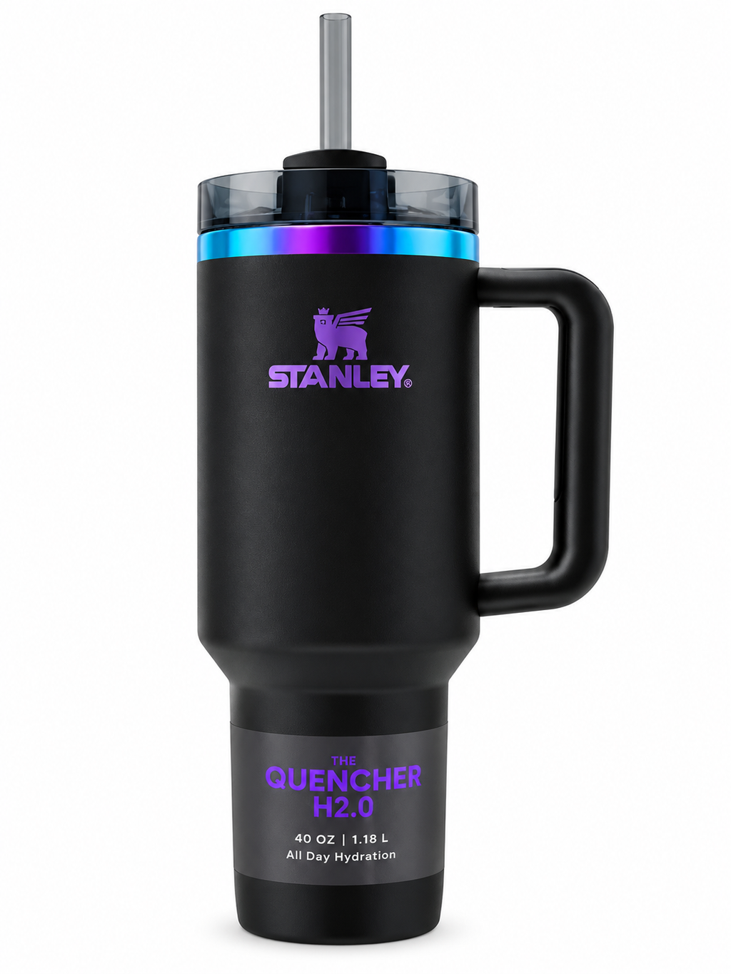 Stanley Black Chroma Quencher H2.0 FlowState Tumbler 40 oz