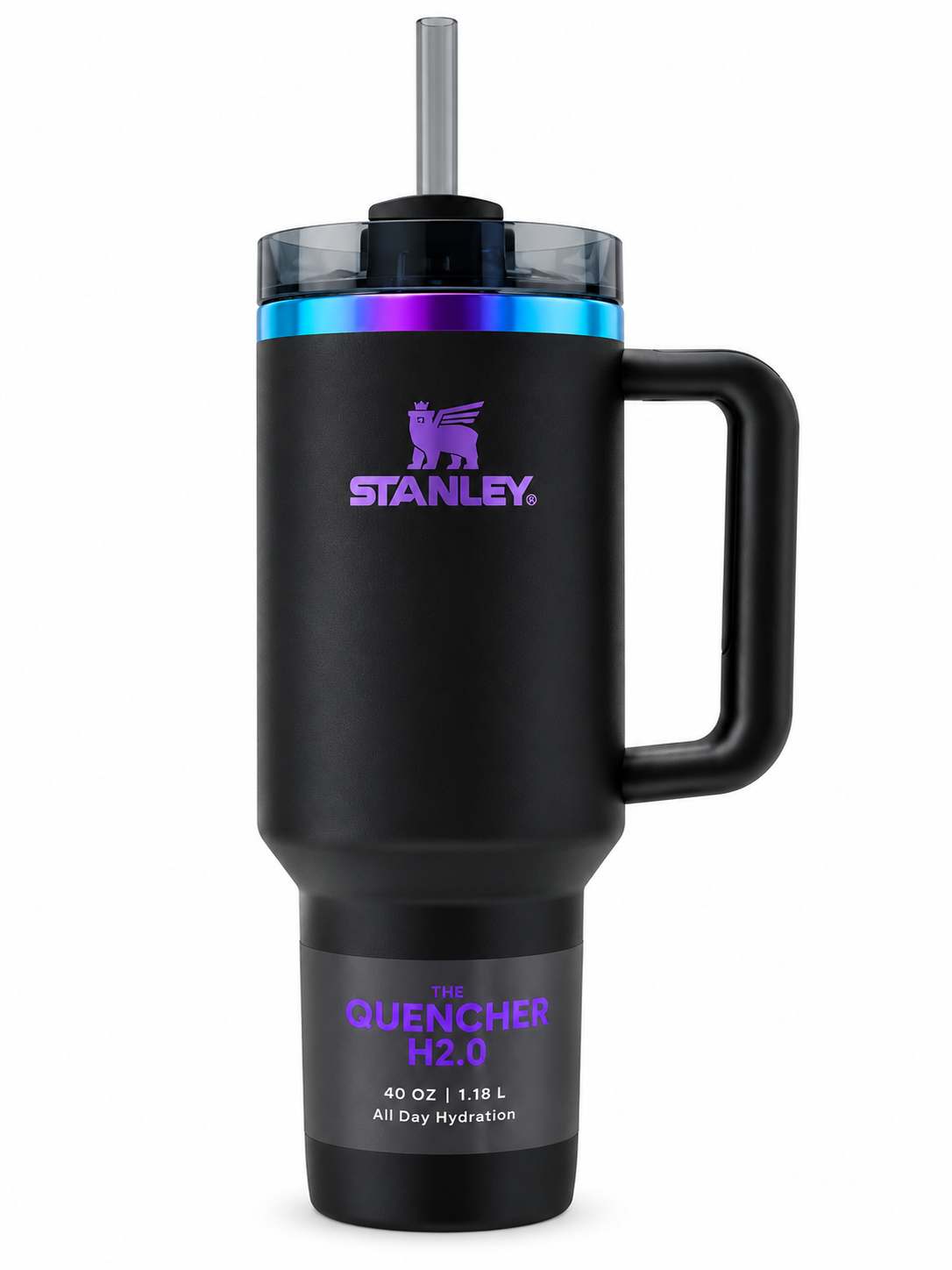 Stanley Black Chroma Quencher H2.0 FlowState Tumbler 40 oz