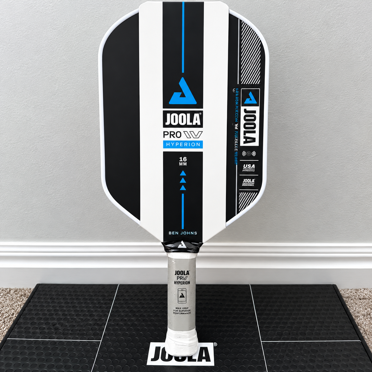 Agassi-Inspired Pro V 16mm Pickleball Paddle – Blue