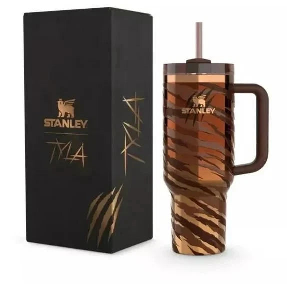Stanley TMA Copper Camo Travel Tumbler with Handle, Lid & Straw