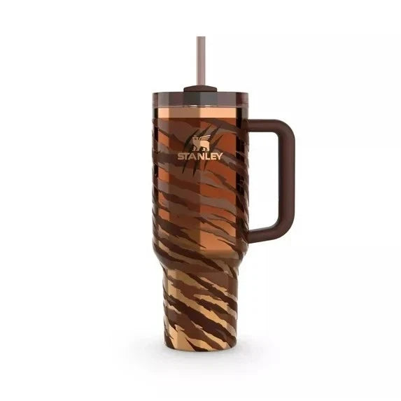 Stanley TMA Copper Camo Travel Tumbler with Handle, Lid & Straw