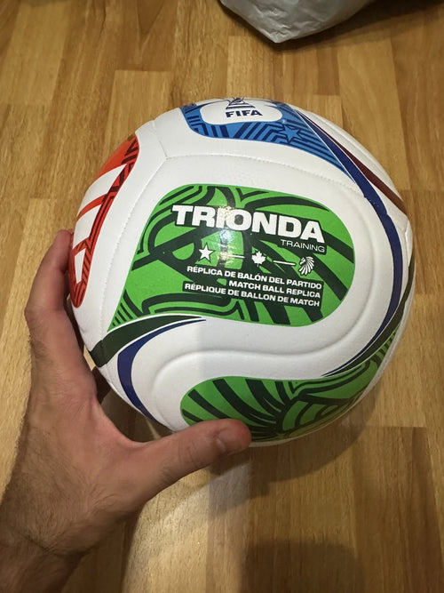 Adidas Trionda Style Soccer Ball – Red, White & Green Football