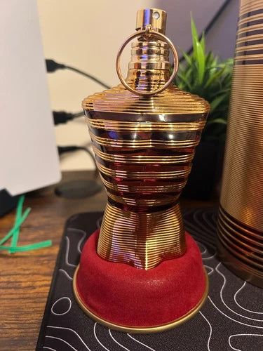 New Jean Paul Gaultier Le Male Elixir Men's Parfum Spray with Gold Bottle & Tin